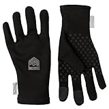 HESTRA Infinium Stretch Liner Light Handschuhe, Black, EU 7