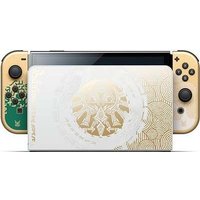 Nintendo Switch OLED - The Legend of Zelda: Tears of the Kingdom Edition - Spielkonsole - Full HD - weiß, grün, Gold (10009866)