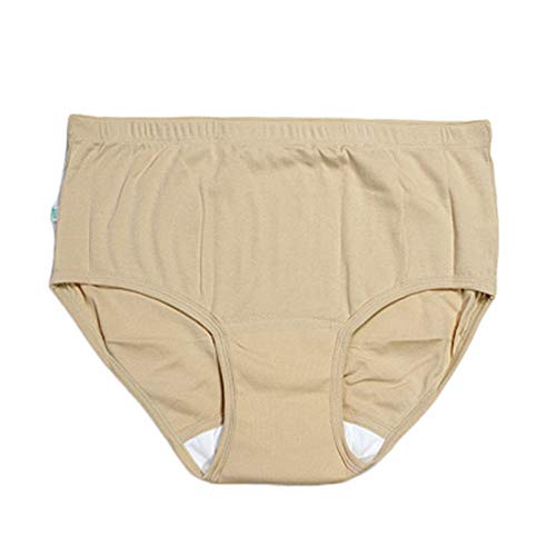 Women es Adult Inkontinence Panties, Ultra Soft Postpartum Menstrual Period Protective Cotton Panties Underwear,2 Pack,XXL