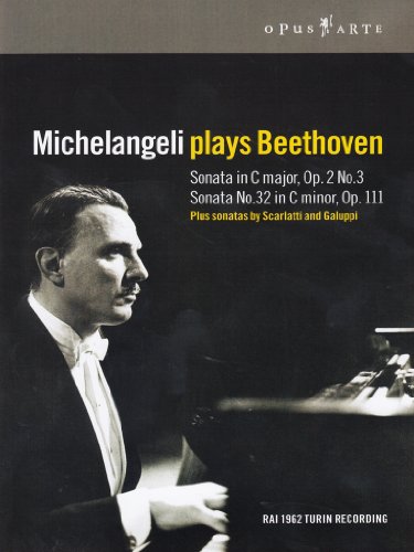 Michelangeli: Sonaten von Beethoven, Scarlatti und Galuppi [DVD]