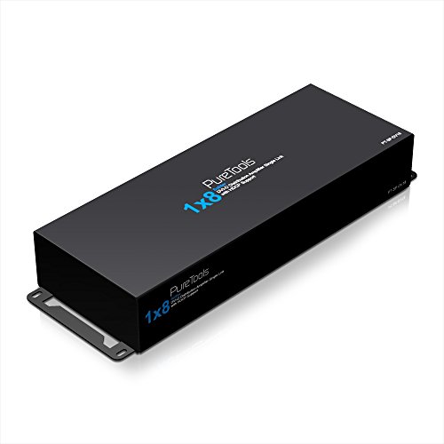 PureTools SP-DV18 - DVI Verteiler 1x8, Signalverteilung mit nur einem Gerät
