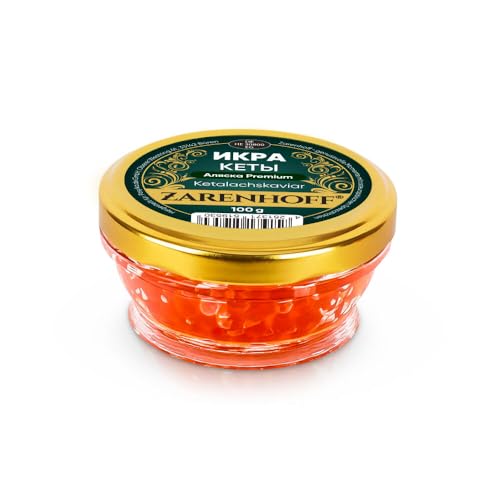 Kaviar aus Keta, 100 g Glas - Roter Kaviar - икра Lachskaviar caviar Lachs