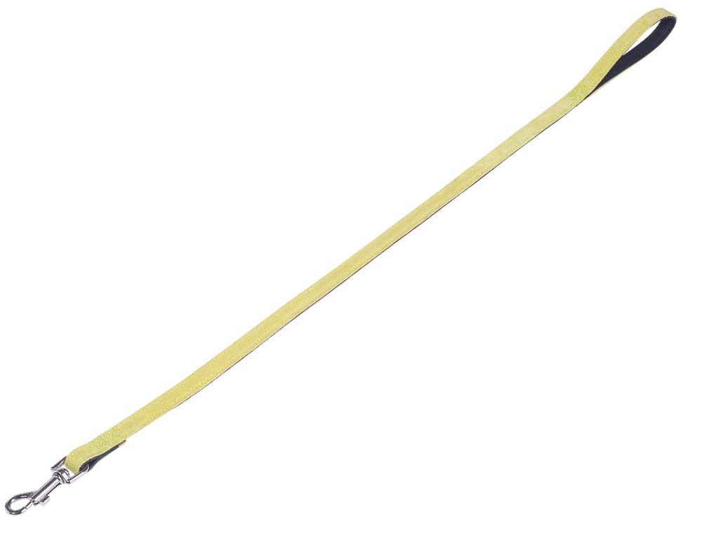 Nobby Leine VELOURS, grün (Celery), L: 100cm, B: 18mm, 1 Stück