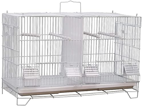 Vogelkäfig Stand Pet Bird Flight Cages Parrot Pet House Villa Luxus-Zuchtkäfig for Vögel, ideal for Wellensittiche, Kanarienvögel, Zebrafinken und kleinere Vögel.Inklusive Sitzstangen ( Color : A )
