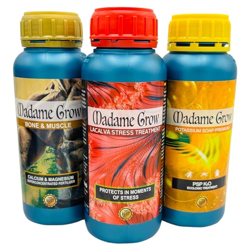 Madame Grow - Organischer Dünger - Schutz, Vorbeugung und Ernährung - Für Pflanzen 420 - KIT ACAPULCO (3x500ml)