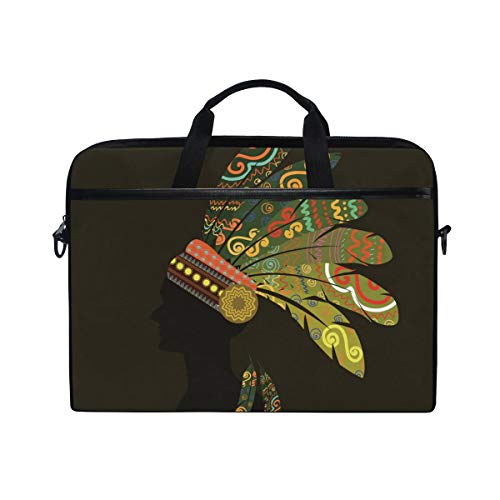 LUNLUMO American Indian Tribe Head 15 Zoll Laptop und Tablet Tasche Durable Tablet Sleeve for Business/College/Women/Men