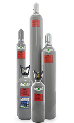 CO2 Flasche mit Steigrohr/Tauchrohr, gefüllt mit Kohlendioxid lebensmittelgeeignet"E290" (10 kg CO2 Flasche (kurz) mit Steigrohr)
