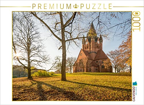 CALVENDO Puzzle Pauluskirche in Halle-Saale 1000 Teile Lege-Größe 64 x 48 cm Foto-Puzzle Bild von Martin Wasilewski