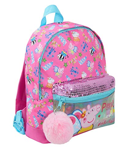 Peppa Pig Festival of Fun Fly a Kite Pink Mini Roxy Backpack - with Pocket