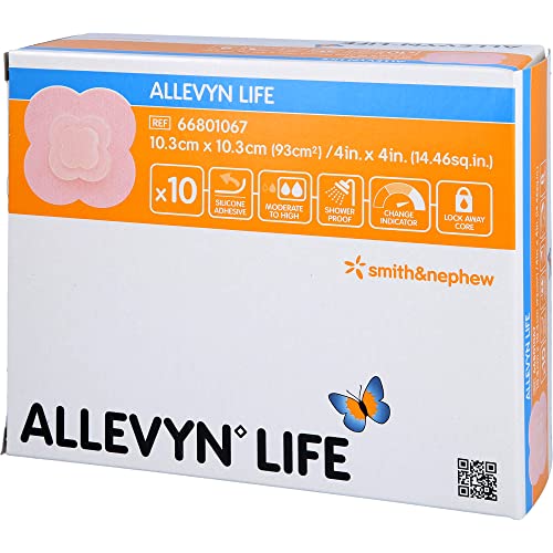 ALLEVYN Life 10,3x10,3 cm Silikonschaumverband 10 St Verband