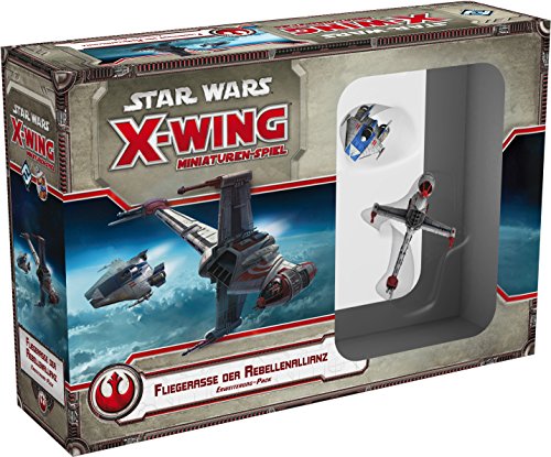 Asmodee HEI0420 - Star Wars X-Wing, Fliegerasse der Rebellenallianz, Erweiterung-Pack