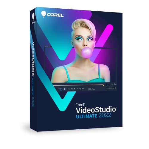 Corel VideoStudio 2022 Ultimate | Videoschnittprogramm | Erhalten sie Exklusives Videoprojekt-Optimierungspaket GRATIS | 1 Windows Gerät | 1 Jahr | Code [Kurier]