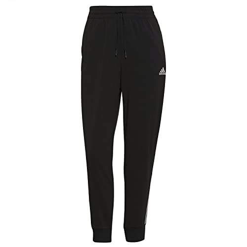 adidas Women's W 3S SJ C 78PT Pants, Black/White, M