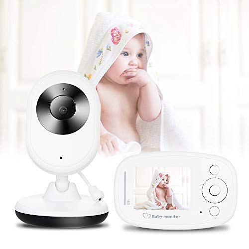 Baby-Monitor, Baby-Monitor für den Innenbereich, kabellos, Infrarot-Nachtsicht, Babymonitor