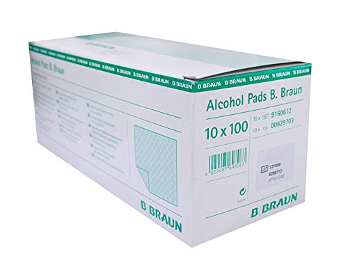 Alcohol Pads B. Braun Alkoholtupfer 10 x 100 St.