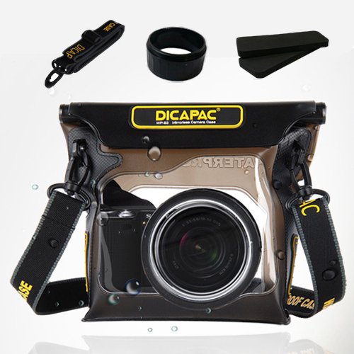 DiCAPac D-SLR-Kamera, digital, RF, U-Boot-Sport, wasserdicht, WP-S3 (7,67 x 6,69) mit Tragegurt