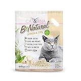 Cat&Rina 10 l Tofu Katzenstreu, pflanzlich klumpend, für bis zu 60 Tage Nutzung, entsorgt in Bio oder Toilette, geruchshemmender Sand Maxi, Natur, 1478.7
