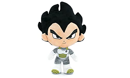 Dragon Ball Super Protagonisten Plüschtiere, Goku, Piccolo, Vegeta, Beerus, Majin Boo - Super Soft Qualität (30-35cm, Vegeta)