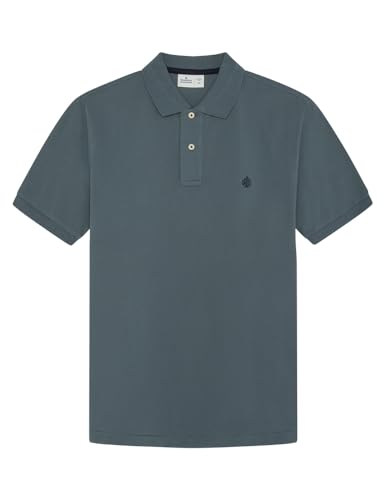 Springfield Herren Poloh Tennis-Shirt, Blautöne, S