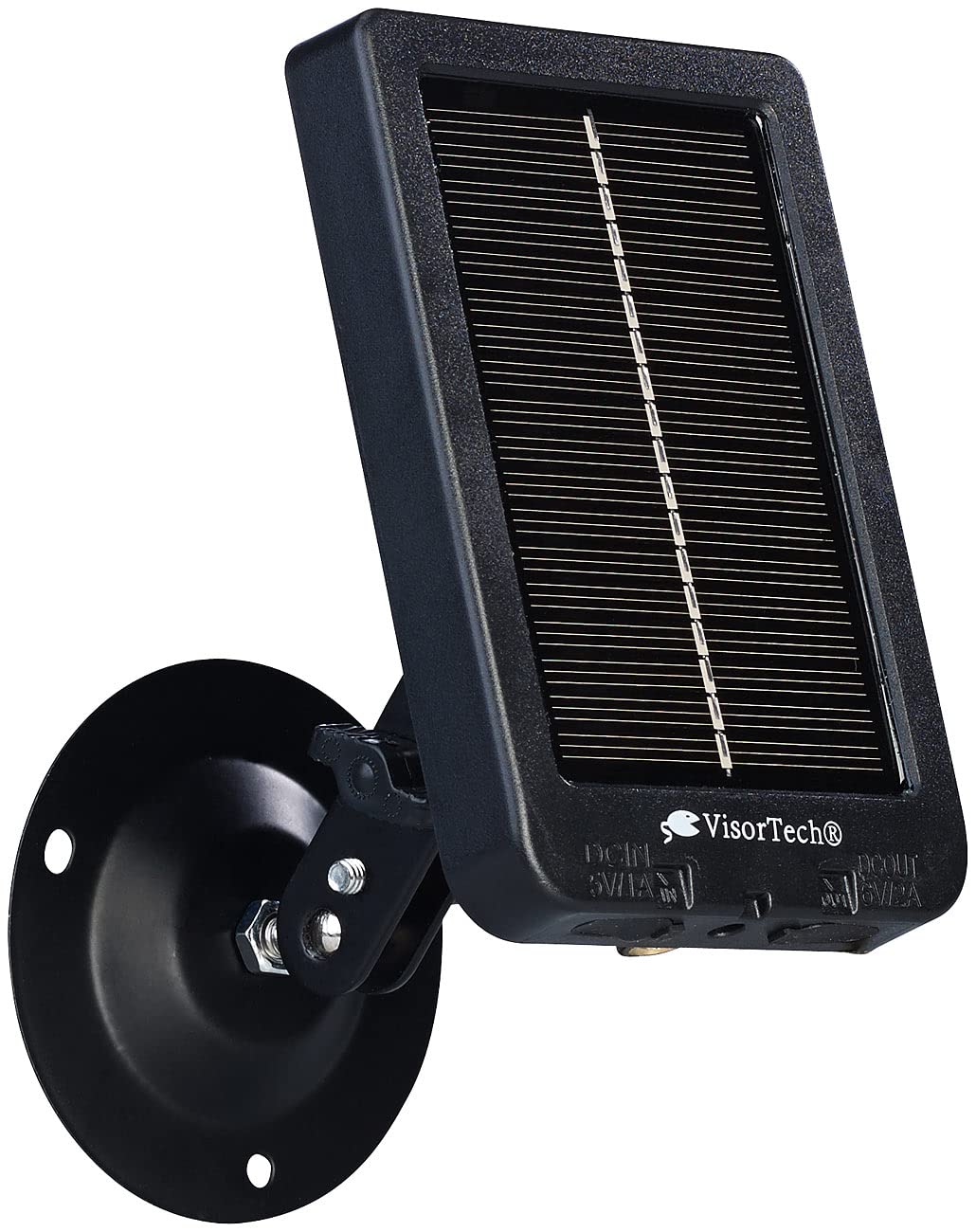 VisorTech Solarpanel Wildkamera: Mobiles Akku-Solarpanel für Wildkameras, 3.000 mAh, IP65 (Wildkamera mit Solarmodul, Solar-Panel für Wildkameras, Überwachungskamera)