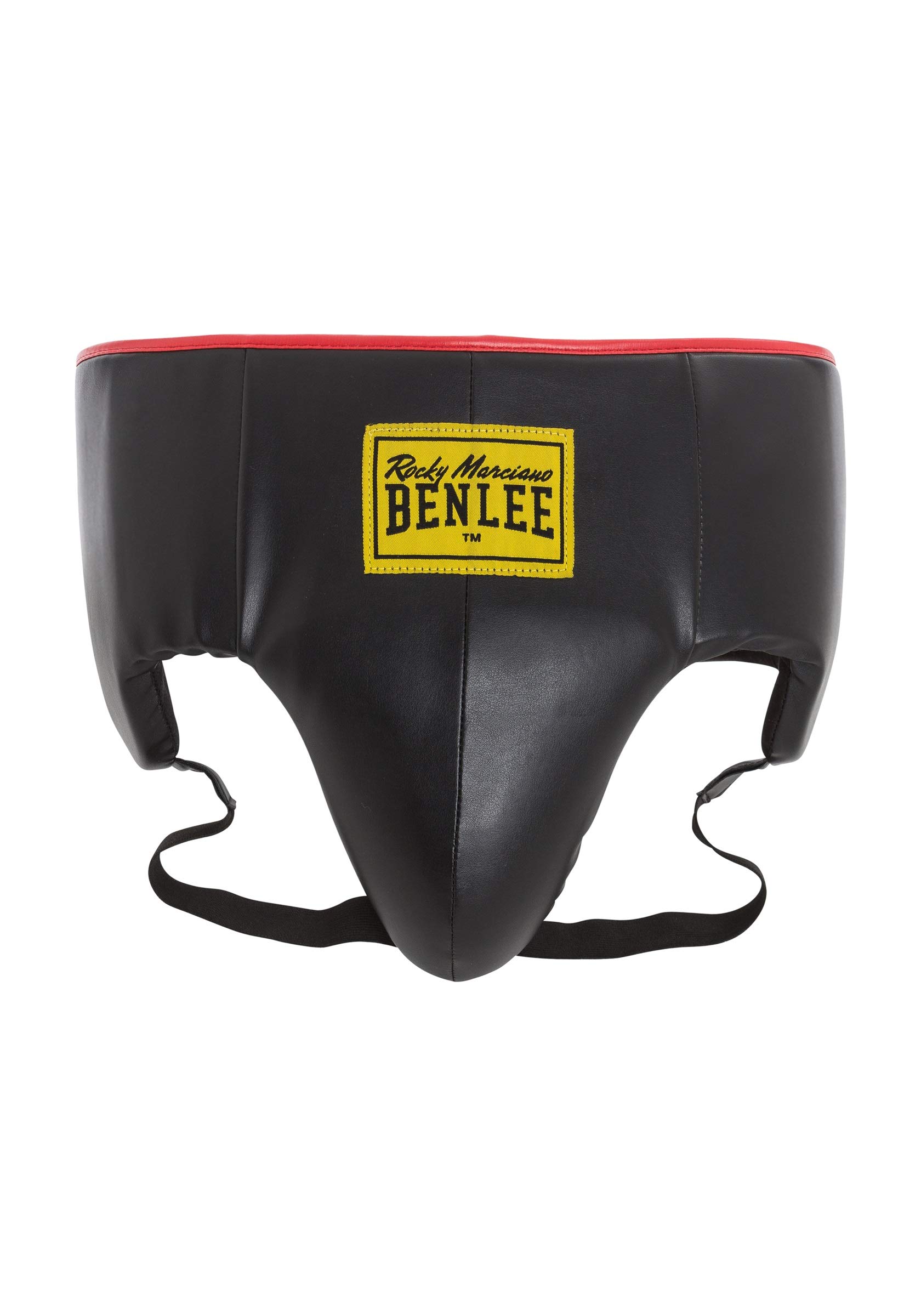 Benlee Rocky Marciano Unisex – Erwachsene Lucca Artificial Leather Groinguard, Black, L