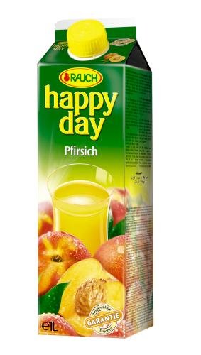 Rauch Happy Day Pfirsich, 12er Pack (12 x 1 l Packung)