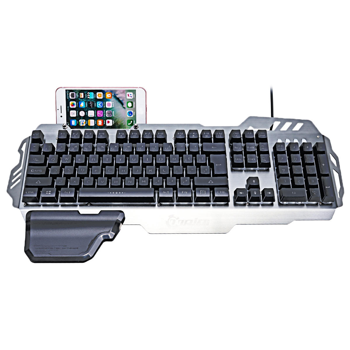 PK-900 104 Tasten USB-Kabel Hintergrundbeleuchtung Mechanisch-Handfeel Gaming Keyboard