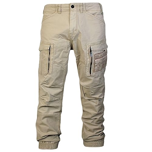 Yakuza Premium Herren Cargo Pants Hose 3550 Hellbeige XL