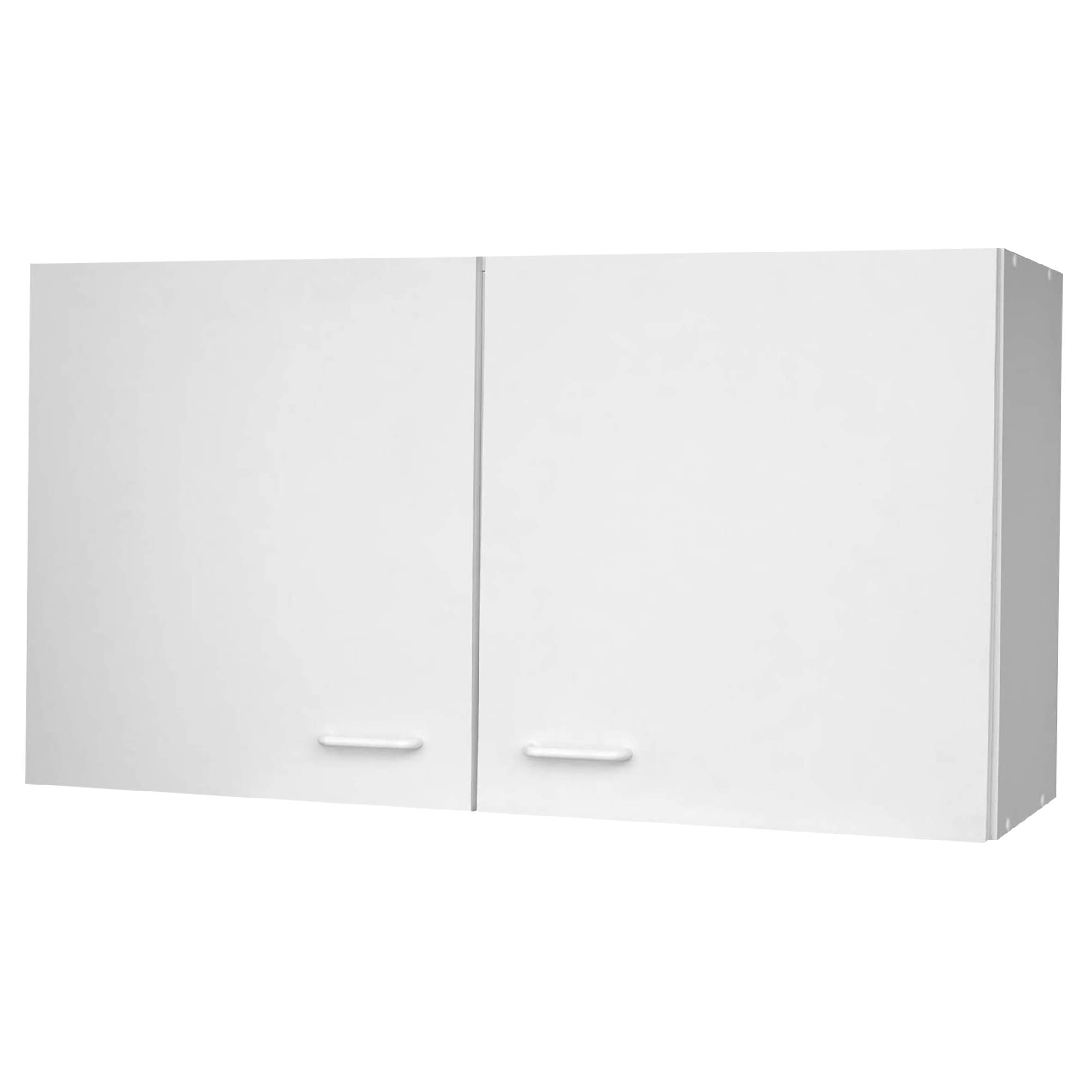 Lüllmann Küchenoberschrank, 2 Türen, 1 Boden, 530 x 1000 x 350 mm, weiß
