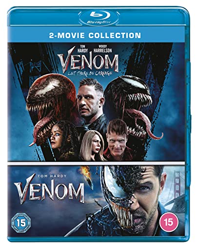 Venom 1&2: (2018) & Let There Be Carnage [Blu-ray] [2021]