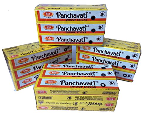 Panchavati Räucherstäbchen – 48 Boxen – 10 Stäbchen pro Box (480 Stück)