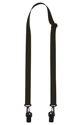 Rebotec ReboFlex Krückengurt Elastisches Krückenband für Gehhilfen mit 2 Gehhilfenanker schwarz