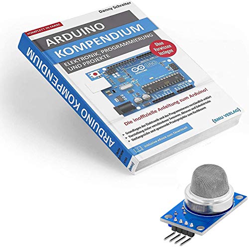 AZDelivery Großes Arduino Kompendium Buch mit gratis MQ-135 Gas Sensor