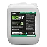 BIOHY Bodenreiniger (1 x 10 Liter Kanister) | Konzentrat für alle Reinigungsgeräte und alle Hartböden | Angenehmer Geruch und streifenfreie Reinigung