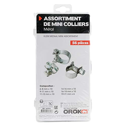 OROK 643934 Set 56 Halsketten Metall Mini