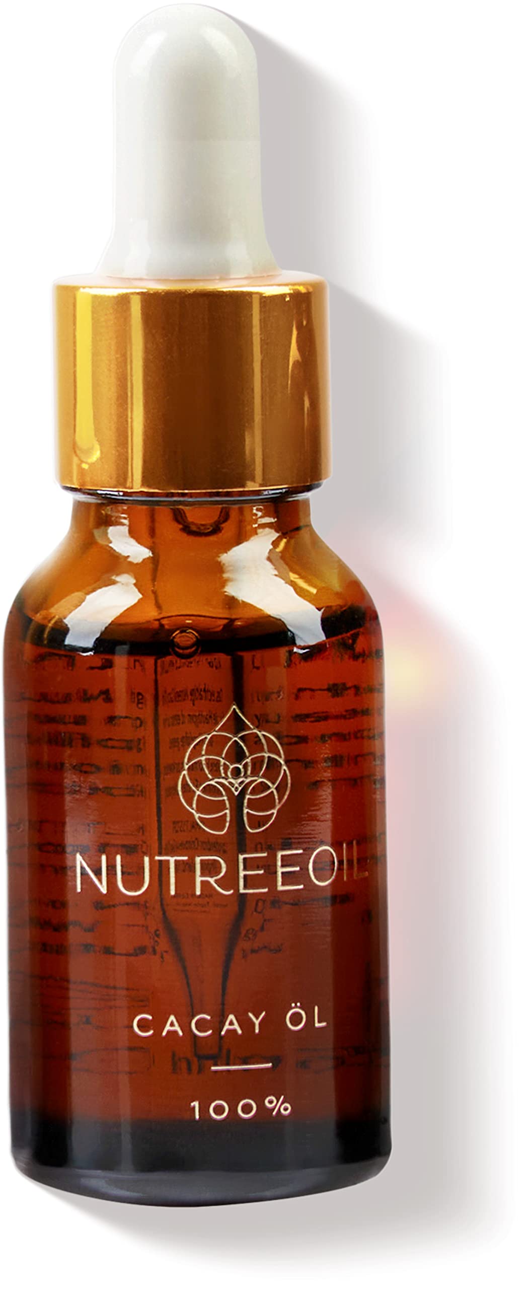 NUTREEOIL Cacay Öl 15ml | Natürliches Retinol für Gesicht, trockene Haut und Haare | Lindert Pickel, Narben und Cellulite | Spendet Feuchtigkeit | Kosmetik mit Anti Aging Effekt