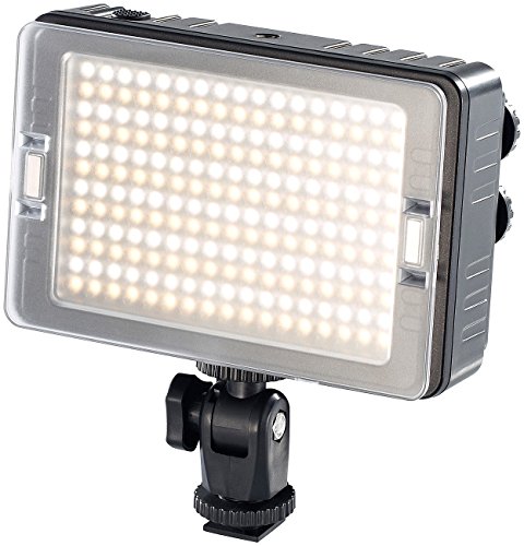 Somikon Fotolicht: Foto- und Videoleuchte FVL-720.d mit 204 LEDs, 3.200-5.500 K (LED Fotolicht)