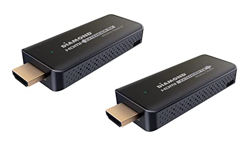 Diamond Multimedia Kabelloses HDMI-USB-betriebenes Extender-Set, TV-Sender und Empfänger für HD 1080p, Stream-Video und Audio: Laptops, PC, Kabelbox, Satellitenbox, Blu-ray, DVD, PS4, Xbox, Schwarz