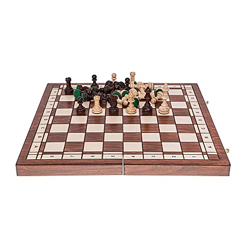 Square - Pro Schach Nr 4 Classic - Schachspiel - Schachfiguren & Schachbrett aus Holz