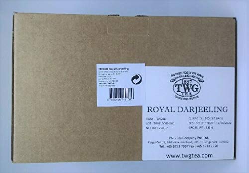 TWG Singapore - The Finest Teas of the World - Royal Darjeeling Tee - Hauptteil 100 Seide Teebeutel