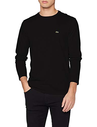 Lacoste Herren T-Shirt TH6712, Schwarz (Noir), Small (Herstellergröße: 3)