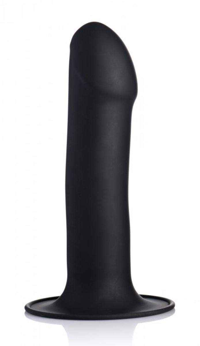 Squeezable Phallic Dildo - Black