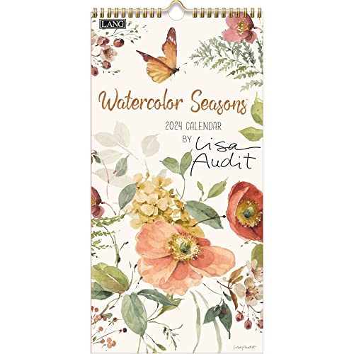 LANG Watercolor Seasons 2024 Vertikaler Wandkalender (24991079144)