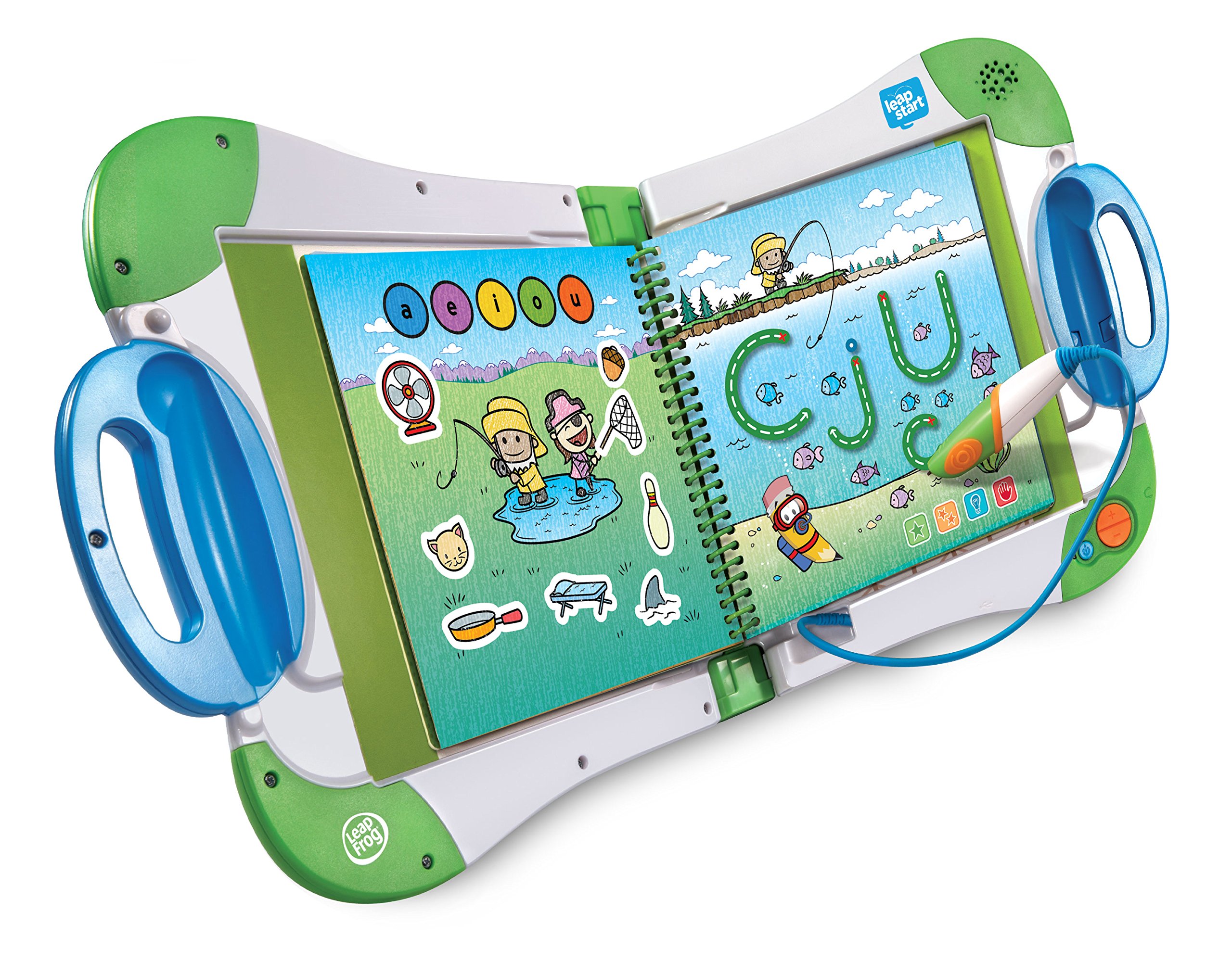 LeapFrog LeapStart Electronic Book, Educational and Interactive Playbook Toy for Toddler and Pre School Boys & Girls 2, 3, 4, 5, 6, 7 Year Olds, Green