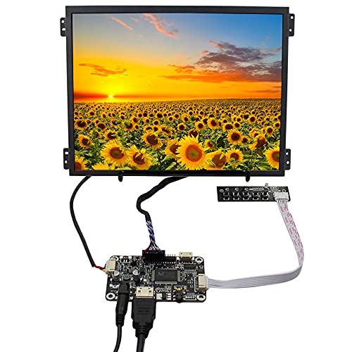 VSDISPLAY 10,4 Zoll 10,4 Zoll 1024X768 600nit Helligkeit WLED IPS LCD Bildschirm VS104T-004A und HD-MI Audio LCD Controller Board