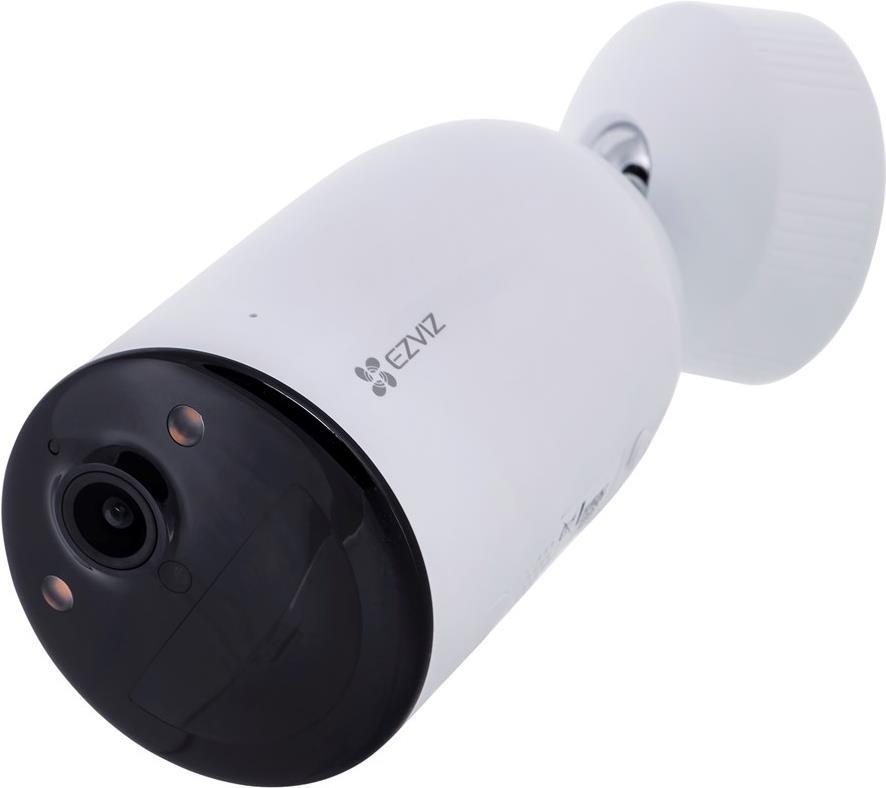 EZVIZ Akku Kamera, 100% kabellos, 2MP Außenkamera mit PIR Sensor und Farbnachtsicht, aktive Verteidigung mit Siren und Spotlight, Zwei-Wege-Audio, 5400mAh Batterie. KI Personenerjennung verfügbar, CB3