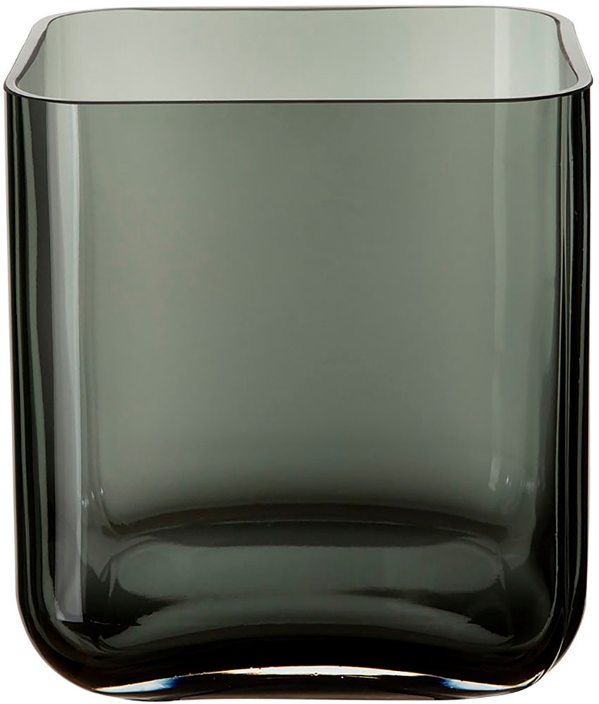 Fink Windlicht "RUBIO", (1 St.), aus durchgefärbtem grauen Glas, auch als Vase ein Blickfang