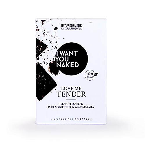 I want you naked Natur-Seife Kakaobutter und Macadamiaöl, 100 g