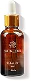 NUTREEOIL Cacay Öl 30ml | Natürliches Retinol für Gesicht, trockene Haut und Haare | Lindert Pickel, Narben und Cellulite | Spendet Feuchtigkeit | Kosmetik mit Anti Aging Effekt