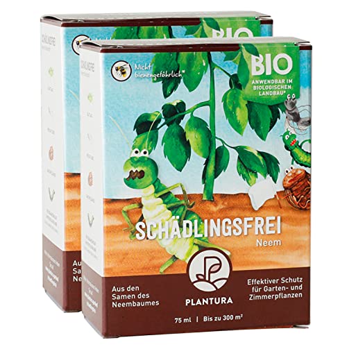 Plantura Bio Schädlingsfrei Neem, effektive Schädlingsbekämpfung mit Neem, 300 ml